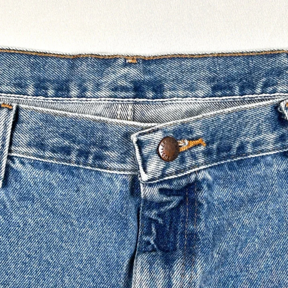 Rustler Cut Off Denim Jean Shorts Mens 40 Blue Cotton Jorts Grunge Gorpcore